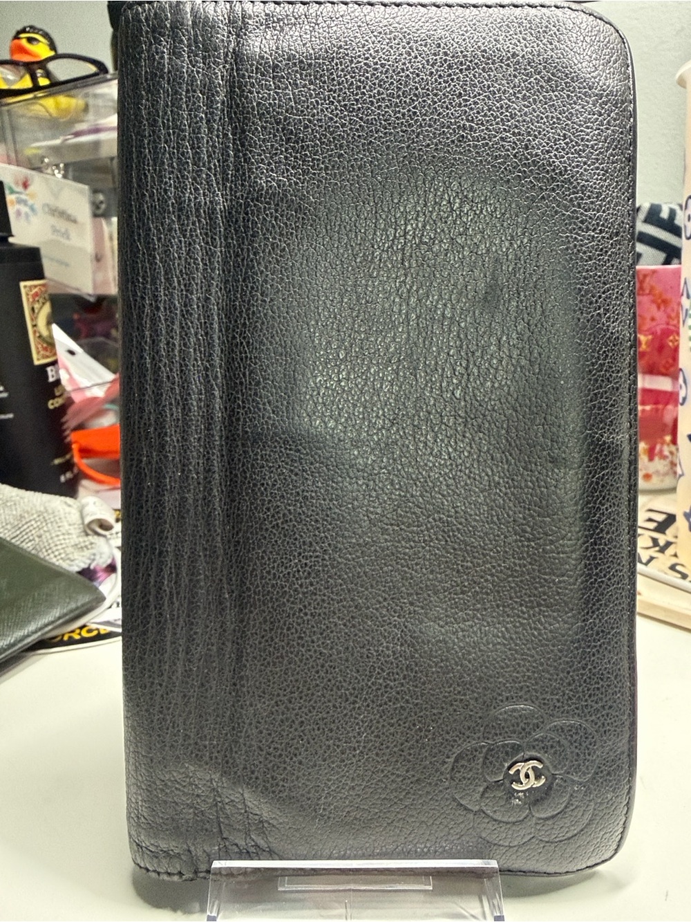 Vintage Chanel Camellia BiFold Wallet